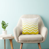Coussin Ombre Chevron Style !jaune (Chaise)