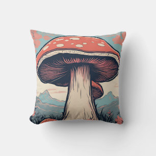 Coussin Ombre de champignons magiques D9