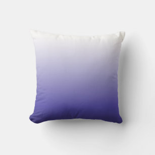 Coussin OMBRE Designer Jeter l'oreiller blanc à violet