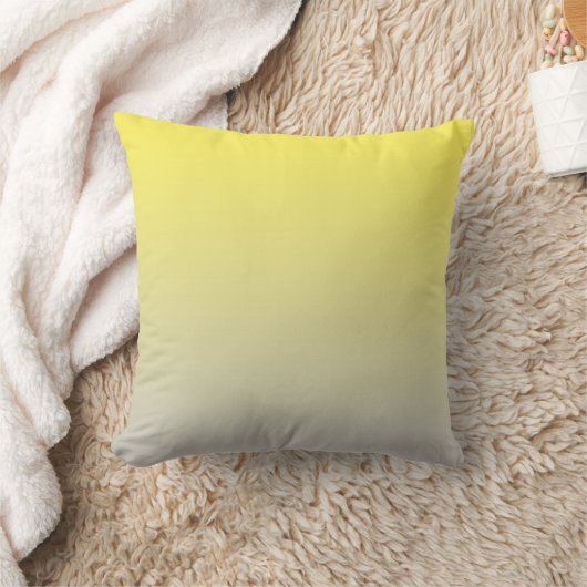 Coussin "Ombre Jaune Et Gris" (Couverture)