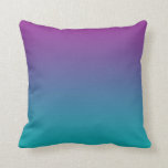 Coussin "Ombre mauve-foncé et turquoise"<br><div class="desc">Carreau "d'Ombre mauve-foncé et turquoise"</div>