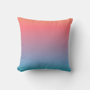 Coussin Ombre Moderne Bleu Orange