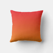 Coussin "Ombre rouge et orange" (Verso)
