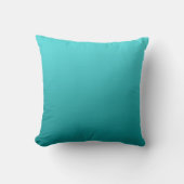 Coussin "Ombre turquoise foncé" (Recto)