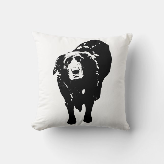 Coussin Ombres douces, Yeux d'Embre (Recto)