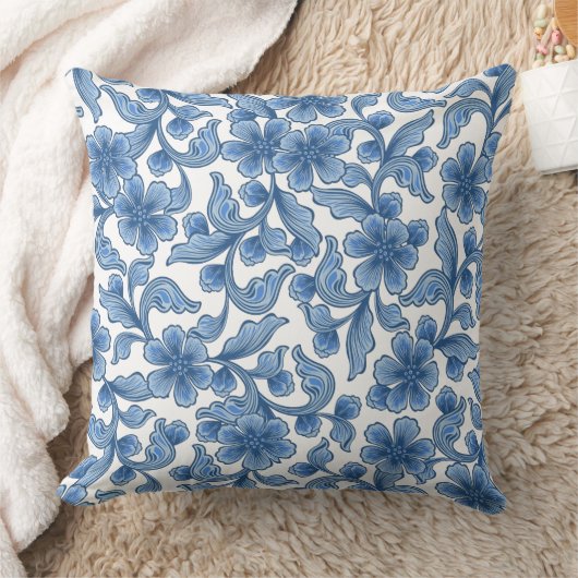 Coussin Omphalodes Blue & Skydiver Blue Mariage Keepsaké T (Couverture)