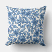 Coussin Omphalodes Blue & Skydiver Blue Mariage Keepsaké T (Recto)