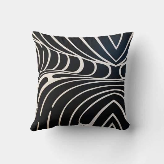 coussin ondes noires (Verso)
