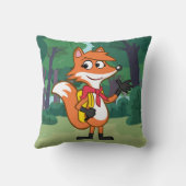 Coussin Ondulation de Fox de Rick | Scarlett de garde (Verso)