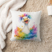 Coussin One Silly Goose Rainbow Baby Shower Gift (Couverture)