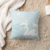 Coussin OP Art Blue Swan Drig Mug (Couverture)