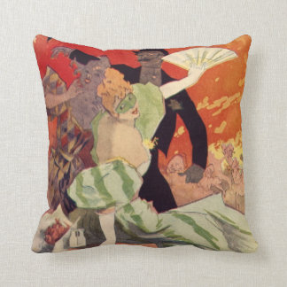 Coussin Opéra antique vintage Carnaval de théâtre