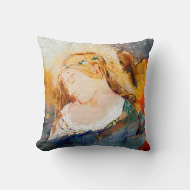 Coussin Ophélie, Redon (Recto)