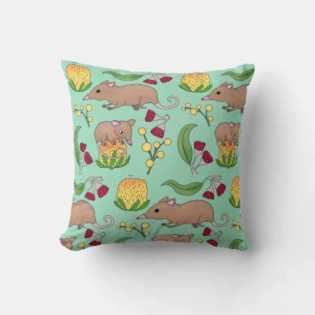 Coussin Opossum miel (Recto)