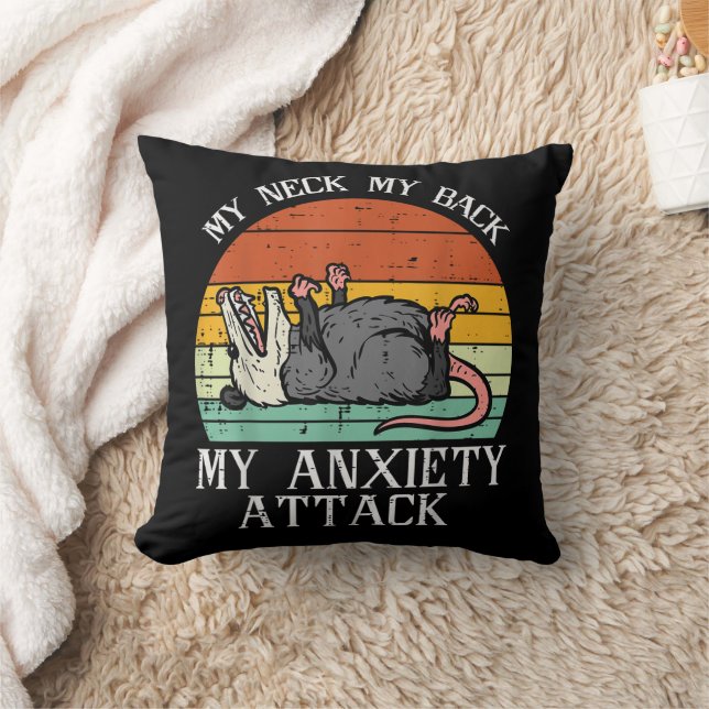 Coussin Opossum Mon Cou Retour Attaque d'anxiété Chanson d (Couverture)