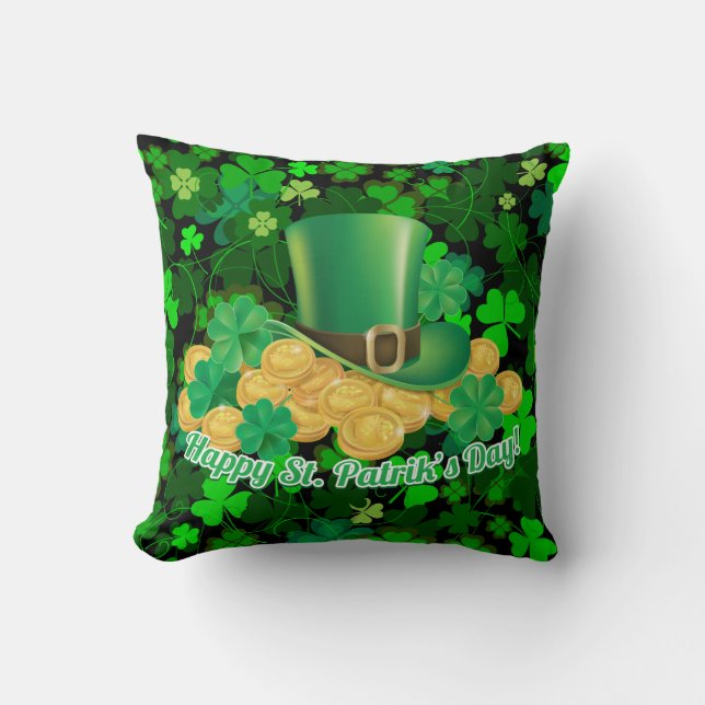 Coussin Options du jour 27 de St Patrick (Recto)