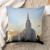 Coussin Oquirh Mountain LDS temple utah mormon coucher de (Couverture)