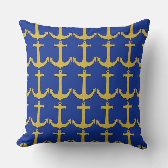 Coussin or Ancre + votre arrière - plan & idées (Recto)