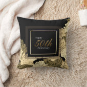 Coussin Or, bronzé et beige 50e anniversaire (Couverture)
