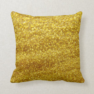 Coussin Or de parties scintillantes