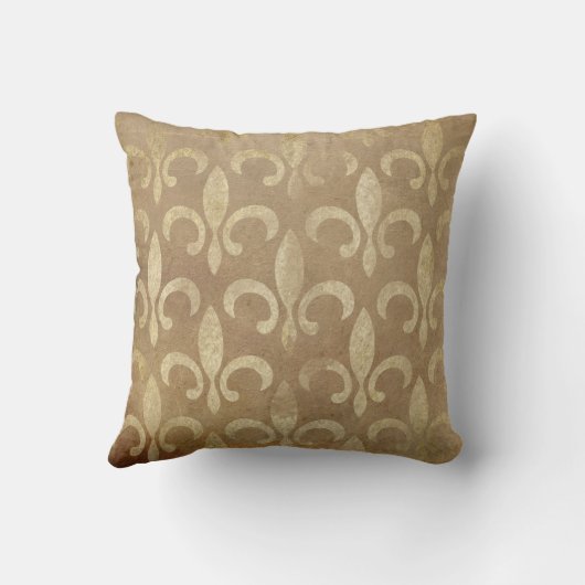 Coussin Or Fleur de Lis (Verso)