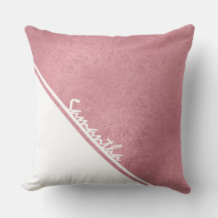 Coussin Or rose