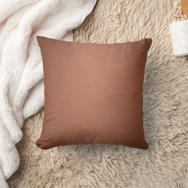 Coussin Or rose métallisé brossé (Couverture)