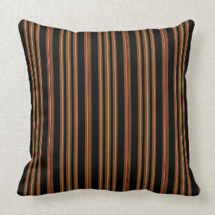 Coussin Or rouge et noir
