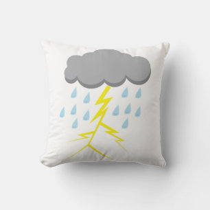 Coussin Orage et foudre