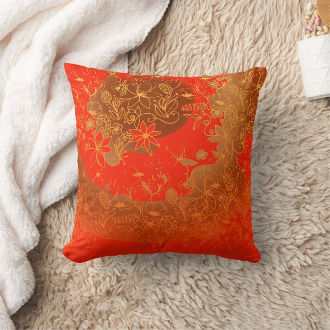 Coussin orange (Couverture)