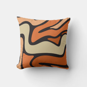 Coussin Orange Beige
