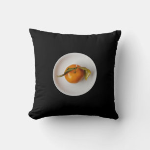 Coussin Orange Blanc Plate Cool Amusant