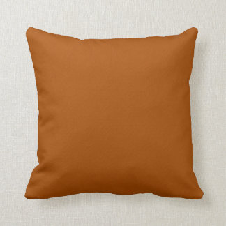 Coussin orange brûlé