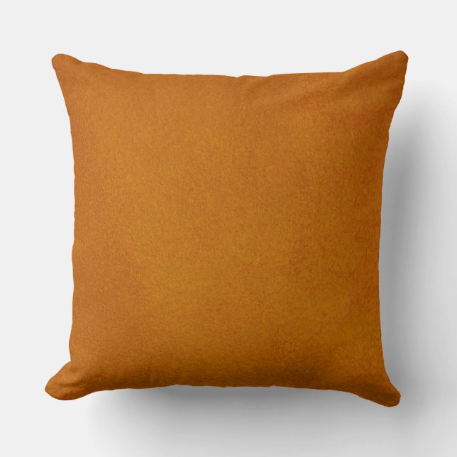 Coussin Orange brûlée texturisée (Recto)