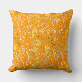 Coussin orange couleur ressort