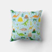 Coussin orange de vert bleu de stat de naissance (Verso)