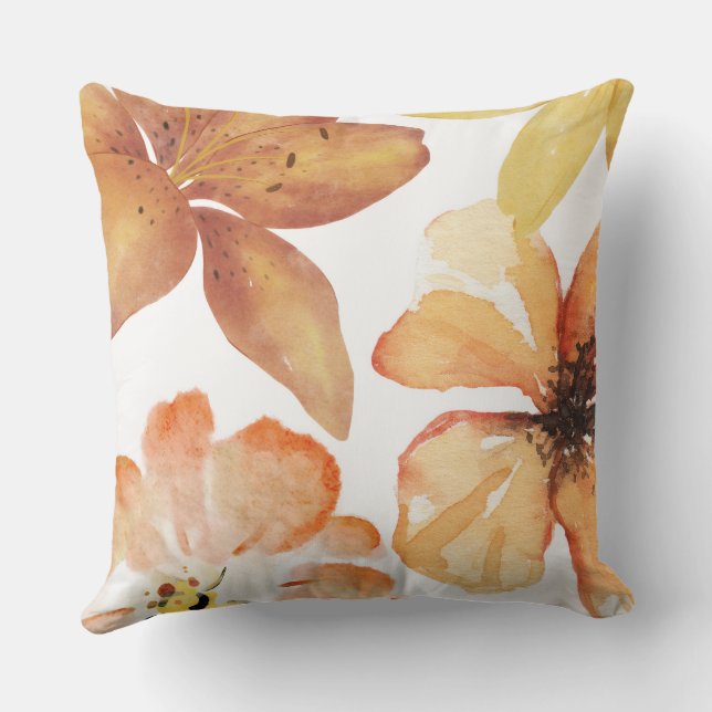 Coussin Orange flower (Verso)