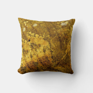 Coussin Orange grunge textureabstrait, antique, antique, a