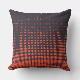 Coussin Orange, moderne, point mi-teint urbain design moti