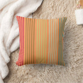 Coussin Orange Retro Stripes (Couverture)