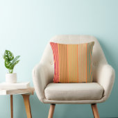 Coussin Orange Retro Stripes (Chaise)