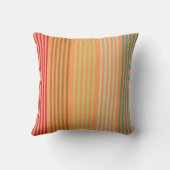 Coussin Orange Retro Stripes (Verso)