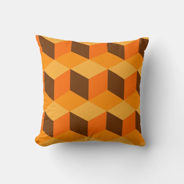 Coussin orange vintage (Recto)