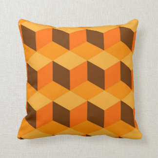Coussin orange vintage