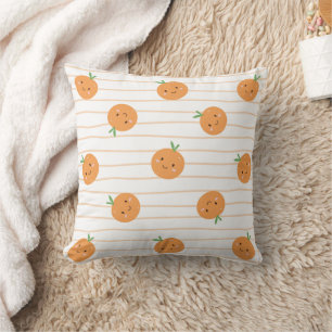 Coussin Oranges mignonnes Imprimer - Lancer l'oreiller