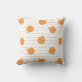 Coussin Oranges mignonnes Imprimer - Lancer l'oreiller (Recto)