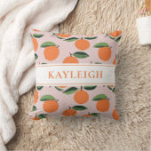 Coussin Oranges modernes Nom du Motif Enfants (Couverture)