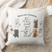 Coussin Orchestre symphonique du chat mignon (Couverture)