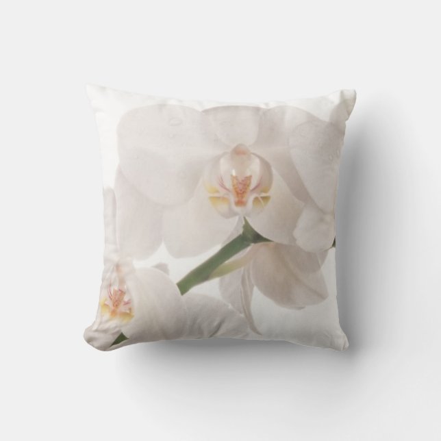 Coussin Orchidée de mite blanche (Recto)