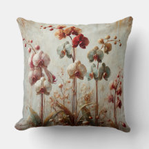 Orchidée Floral Cushion